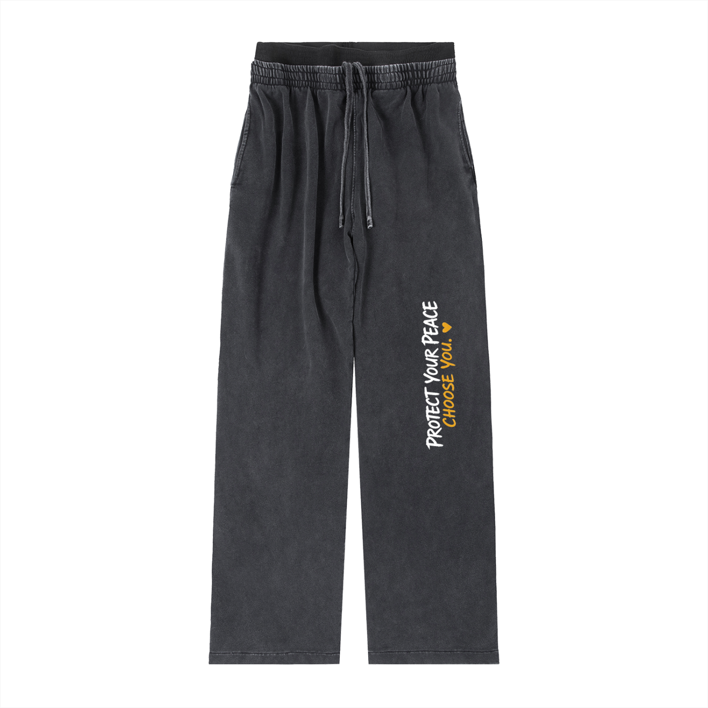 Protect Your Peace Vintage Washed Hoodie & Pants Set