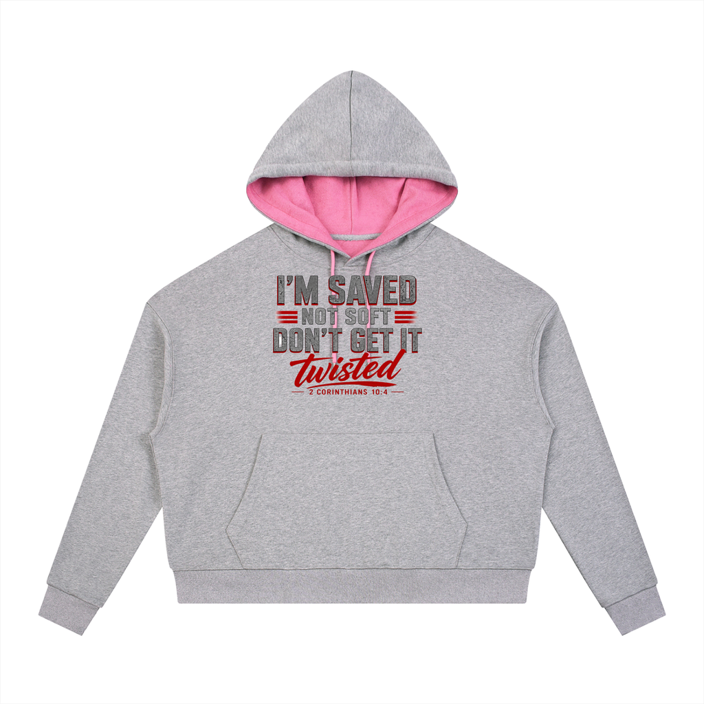 Contrast Drawstring Hoodie