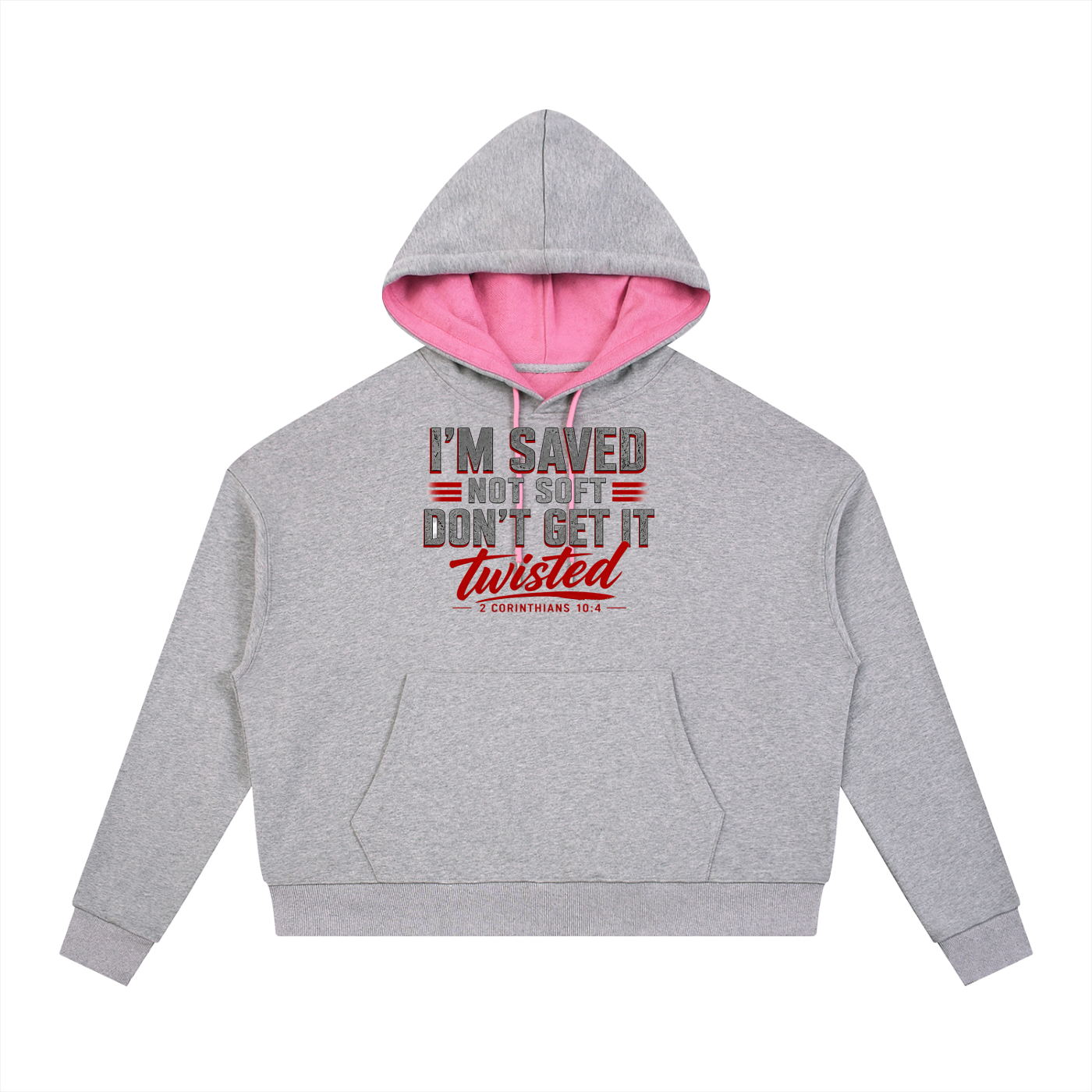 Contrast Drawstring Hoodie