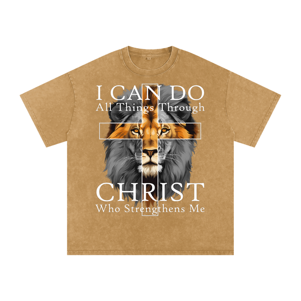 Kingdom Mindset Christian Tee  Oversized Cotton T-Shirt  Streetwear