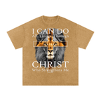 Kingdom Mindset Christian Tee  Oversized Cotton T-Shirt  Streetwear