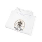 Christian Hoodie – “Elevated by Grace” Cross Sweatshirt (Colossians 3:2)