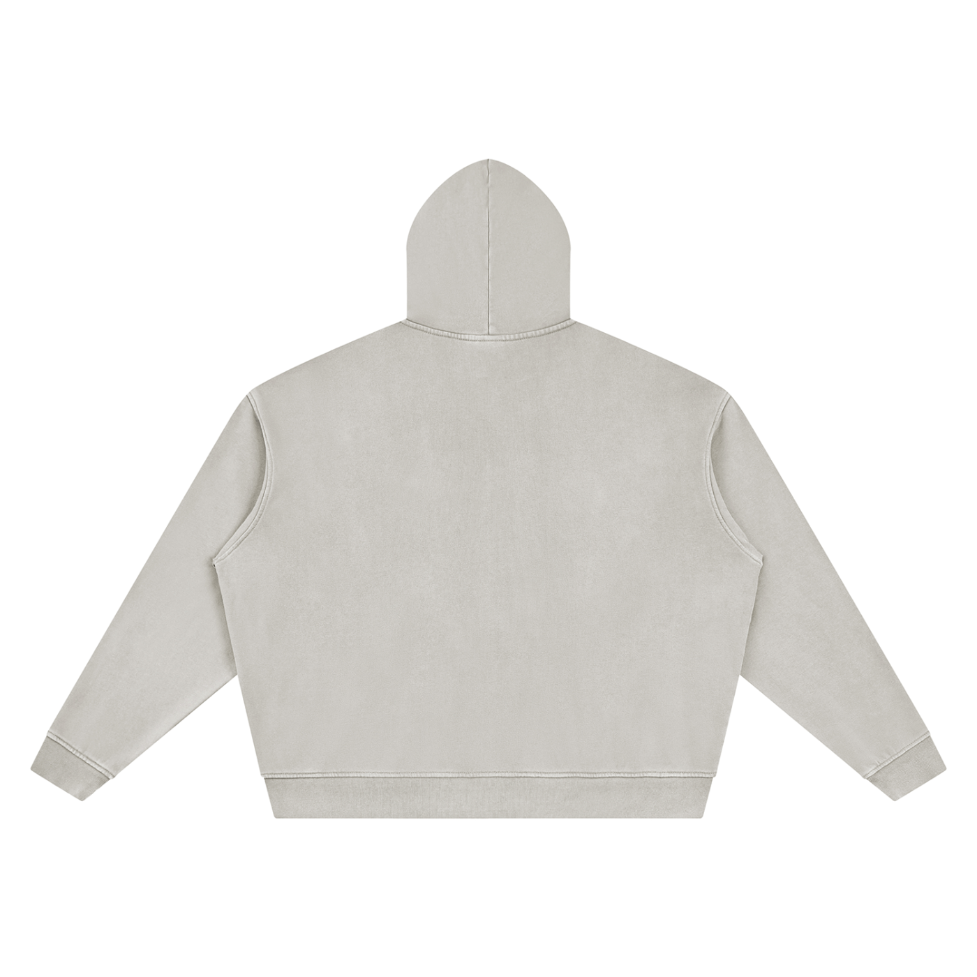 Unisex Vintage Wash Full Zip Boxy Hoodie