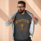 Rooted Cross Sweatshirt — Christian Faith Crewneck