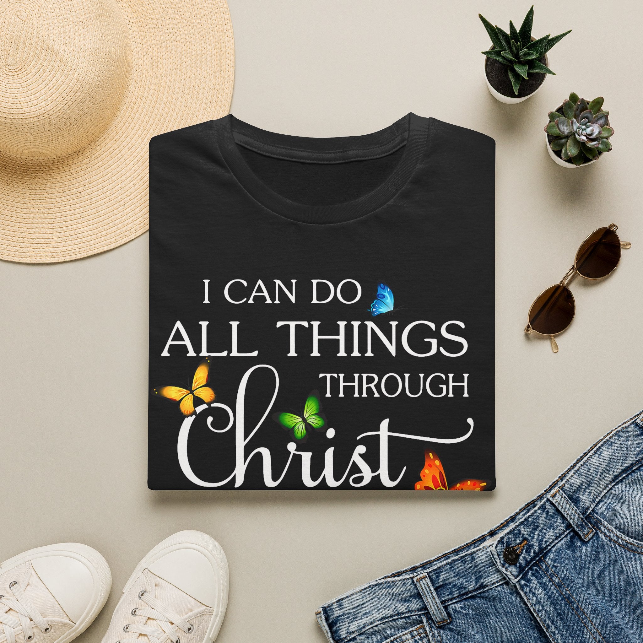I Can Do All Things Through Christ T-Shirt — Inspirational Christian Faith Tee