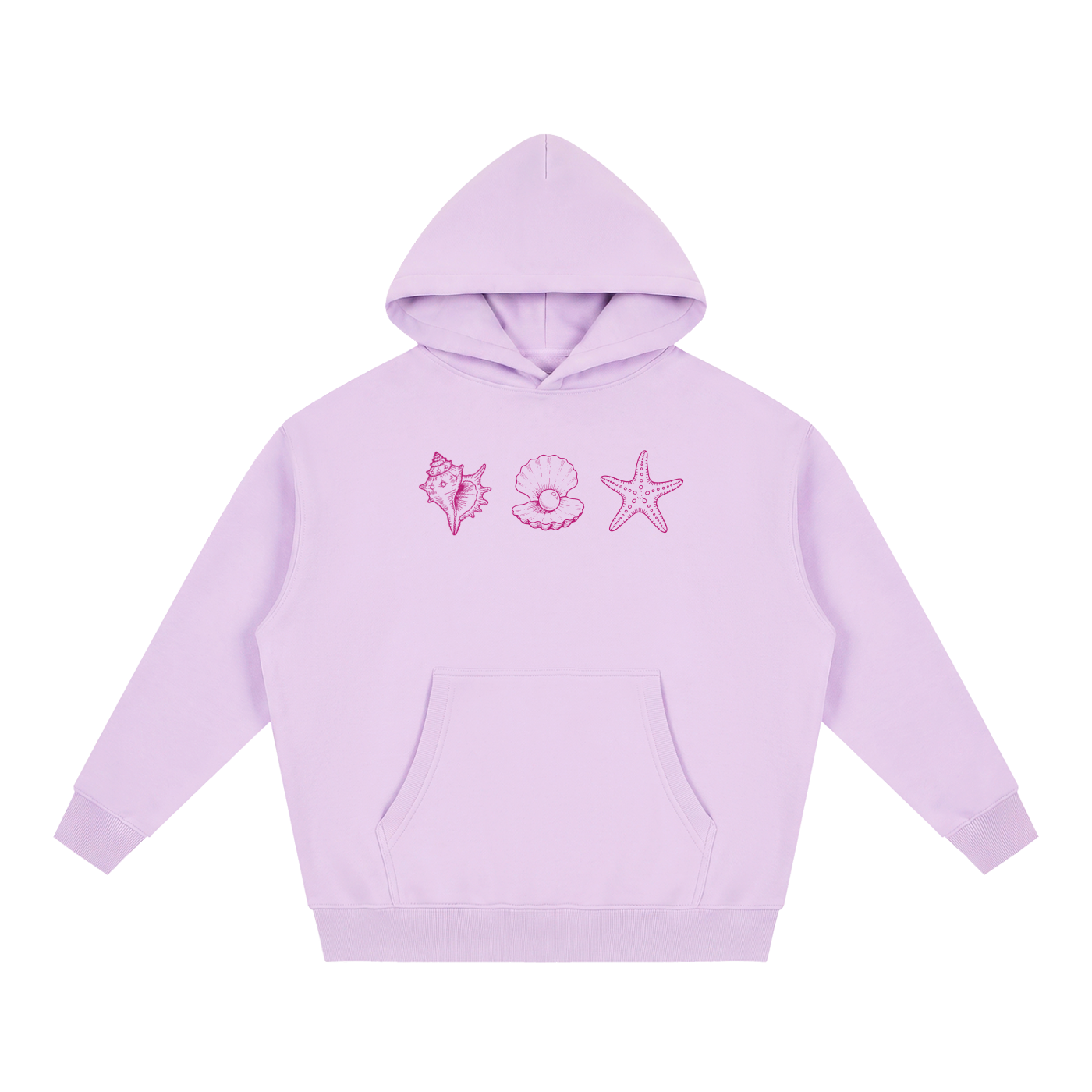 Essential Oversized Boxy Fit Fleece Hoodie