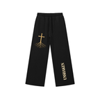 Snow Washed Raw Edge Sweatpants