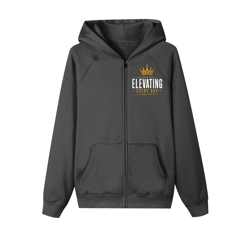 Comfort-Driven Essential Zip-up Fleece Hoodie for Everyday Style