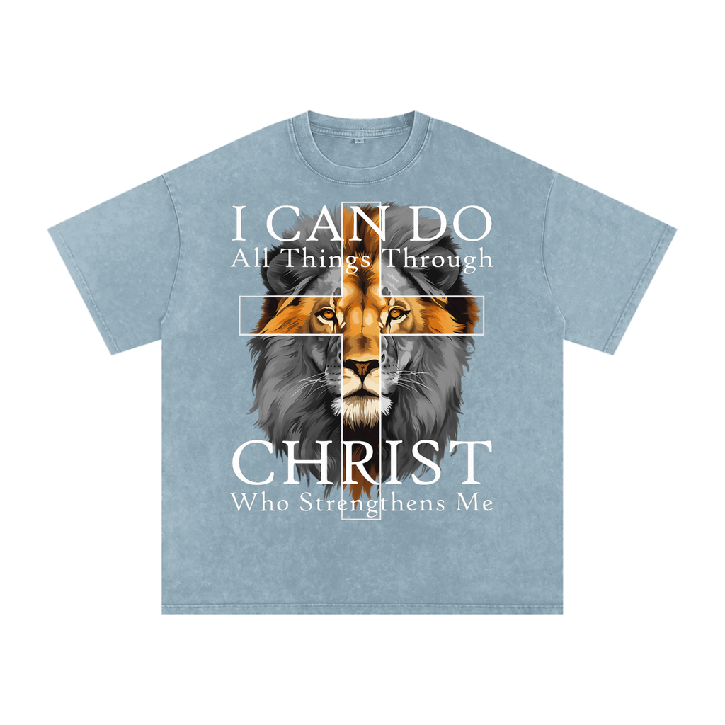 Kingdom Mindset Christian Tee  Oversized Cotton T-Shirt  Streetwear