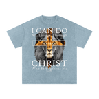 Kingdom Mindset Christian Tee  Oversized Cotton T-Shirt  Streetwear