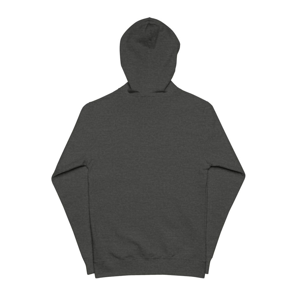 Gold Cross Zip-Up Hoodie — Christian Faith Fleece Jacket