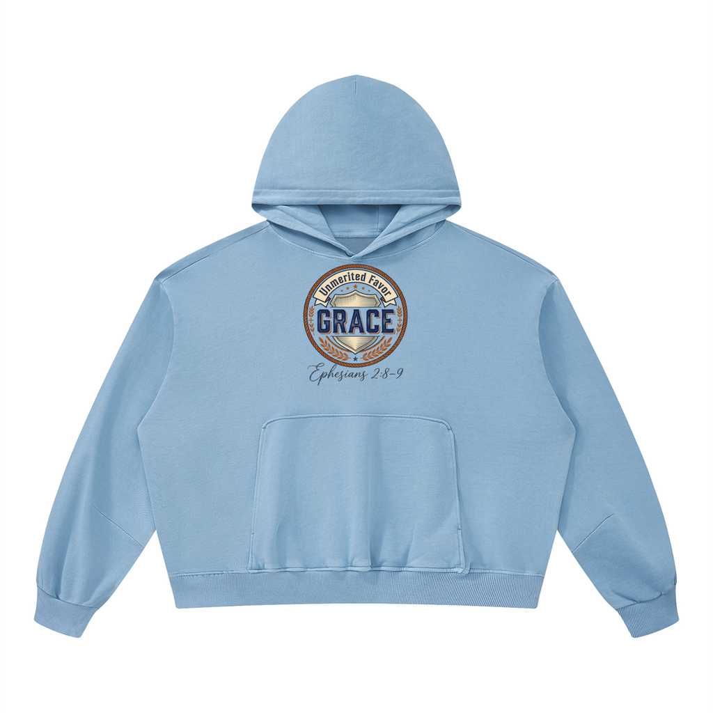 Unisex Boxy Vintage Washed Hoodie