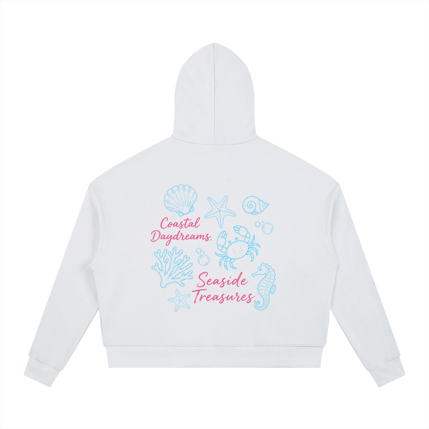 Contrast Drawstring Hoodie