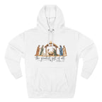 Nativity Hoodie - "The Greatest Gift of All" Fleece Christmas Sweatshirt