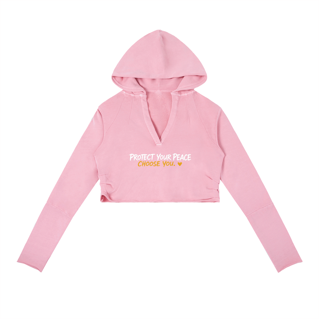 Protect Your Peace Vintage Washed Hoodie & Pants Set