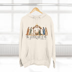 Nativity Hoodie - "The Greatest Gift of All" Fleece Christmas Sweatshirt