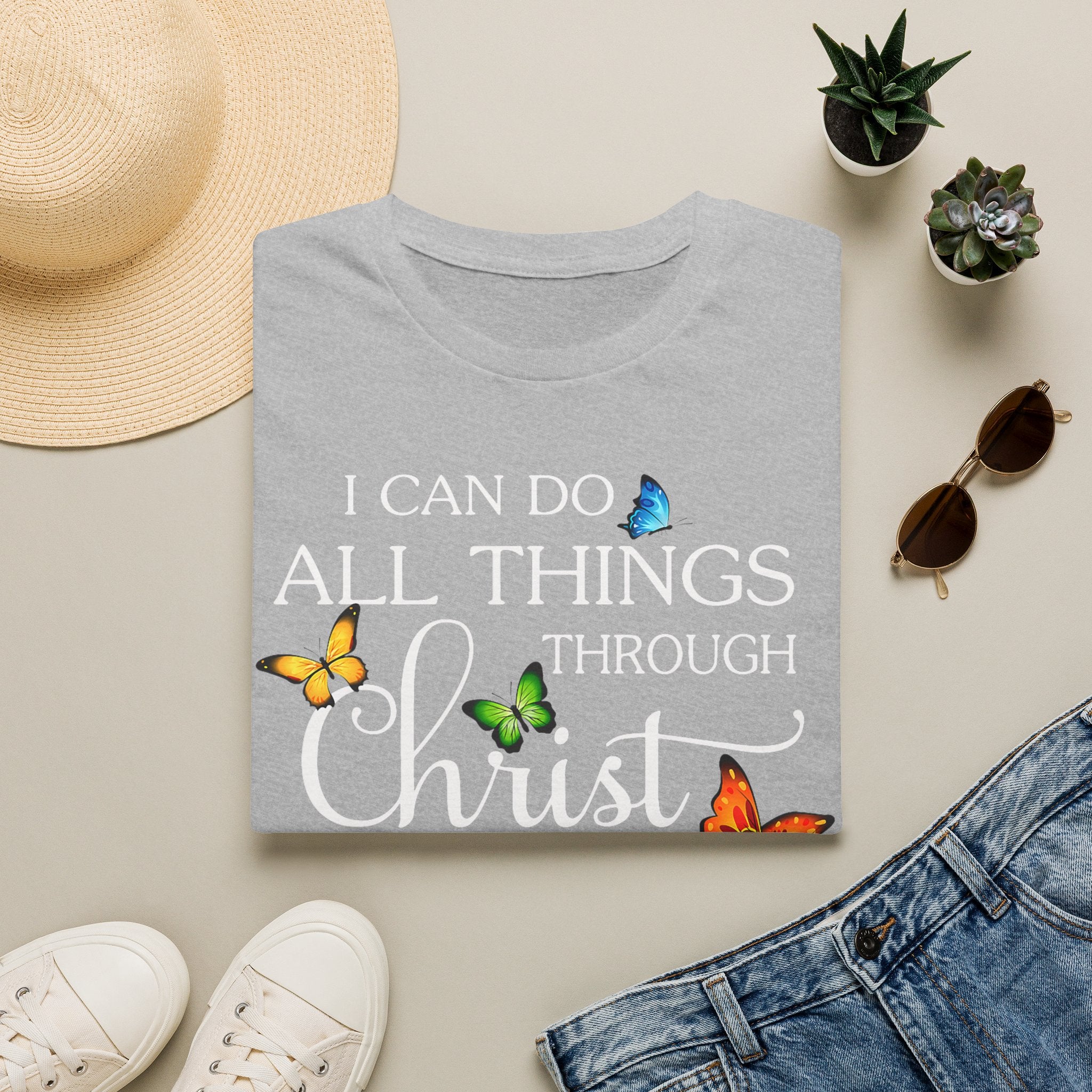 I Can Do All Things Through Christ T-Shirt — Inspirational Christian Faith Tee