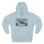 Deep Waters Whale Hoodie – "Deep Waters With You" Nautical Graphic Hoodie