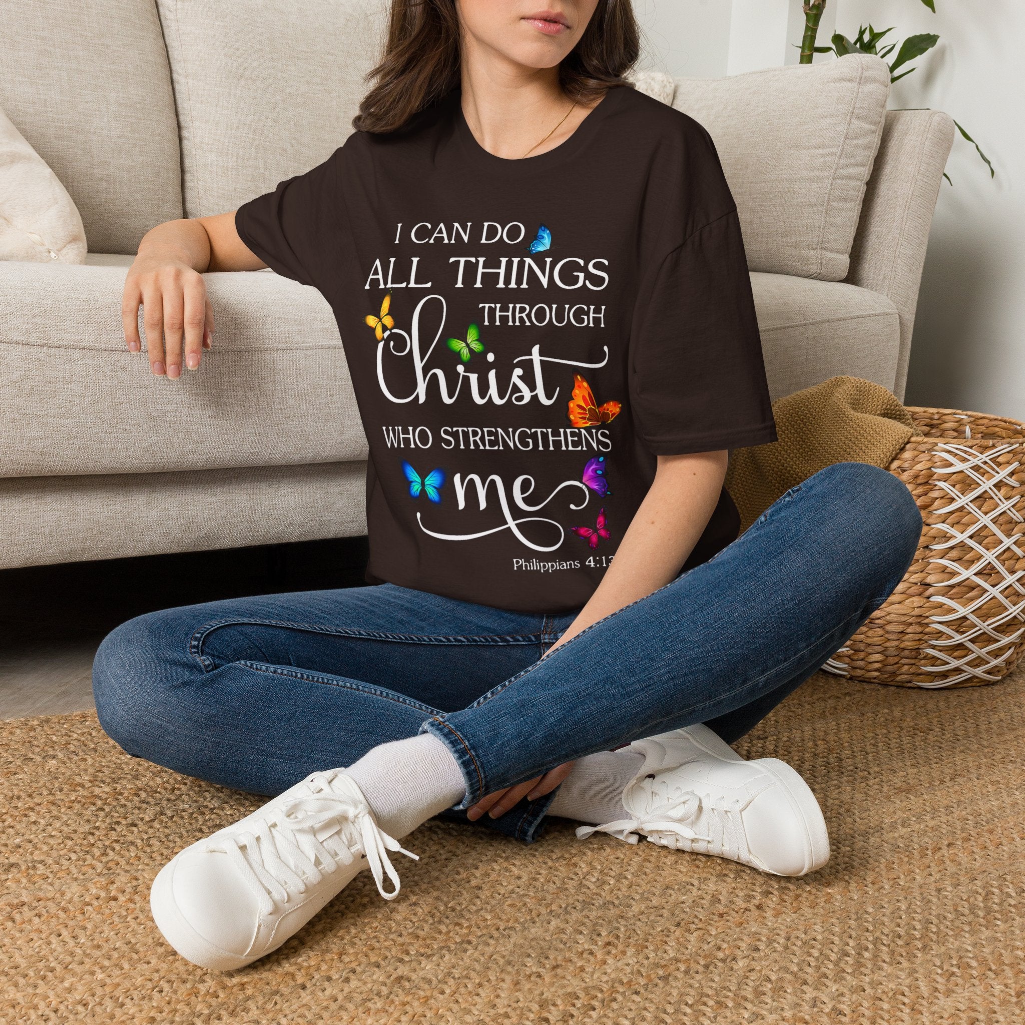 I Can Do All Things Through Christ T-Shirt — Inspirational Christian Faith Tee