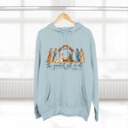 Nativity Hoodie - "The Greatest Gift of All" Fleece Christmas Sweatshirt