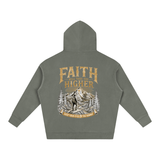 Rise Above Fear Christian Heavyweight Hoodie