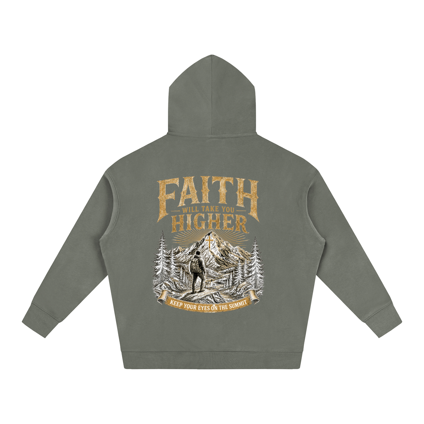 Faith Will Take You Higher Fleece Hoodie