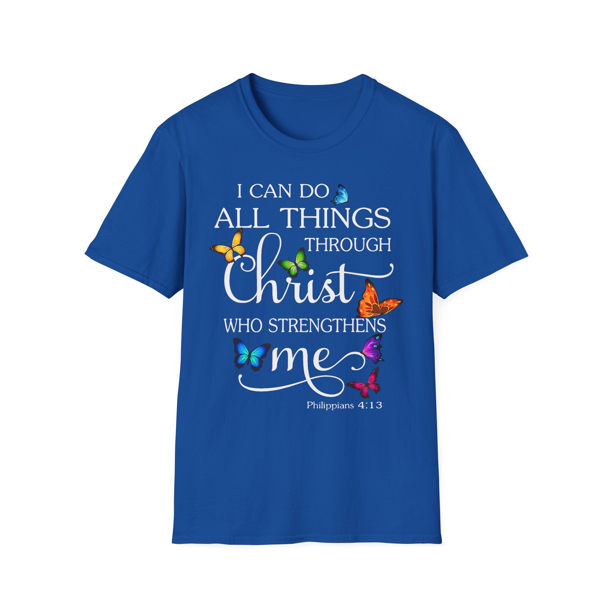 I Can Do All Things Through Christ T-Shirt — Inspirational Christian Faith Tee