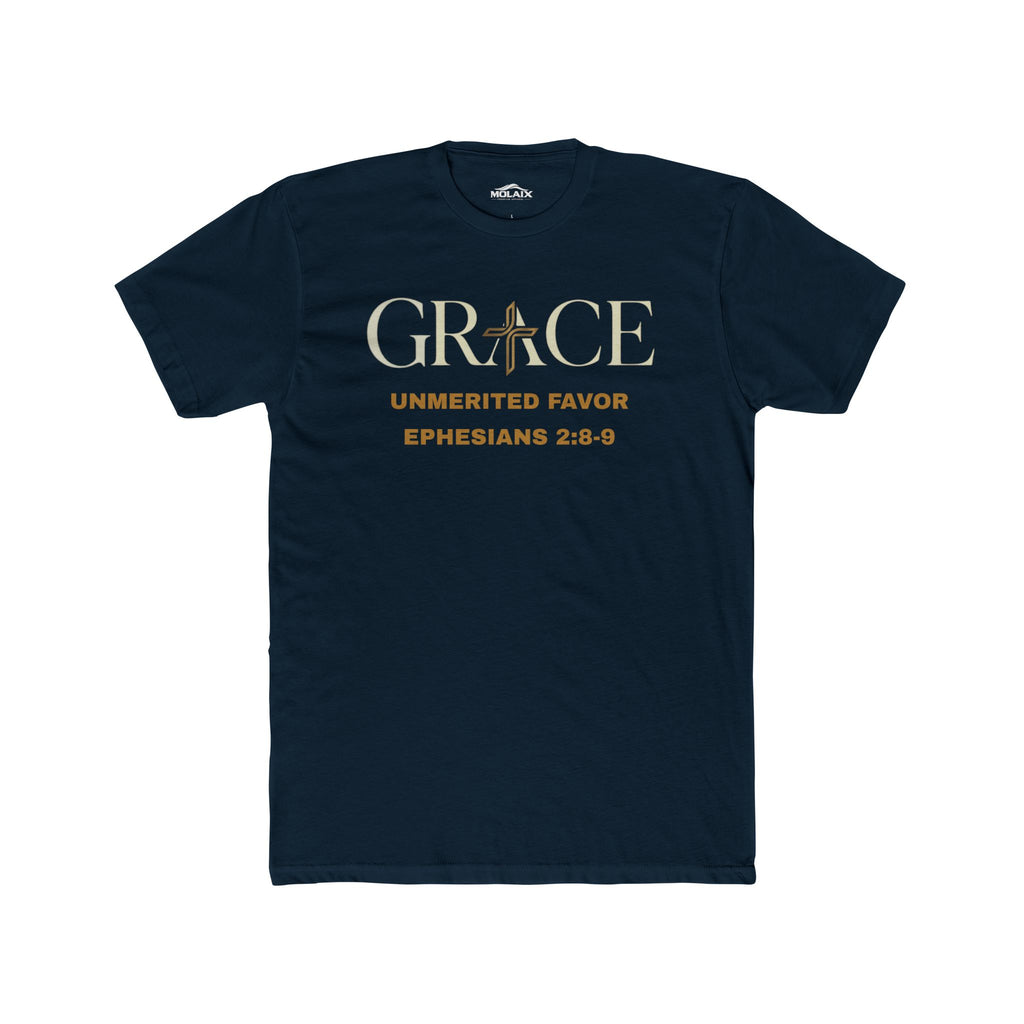 Grace - Unmerited Favor Christian T-Shirt (Ephesians 2:8-9)