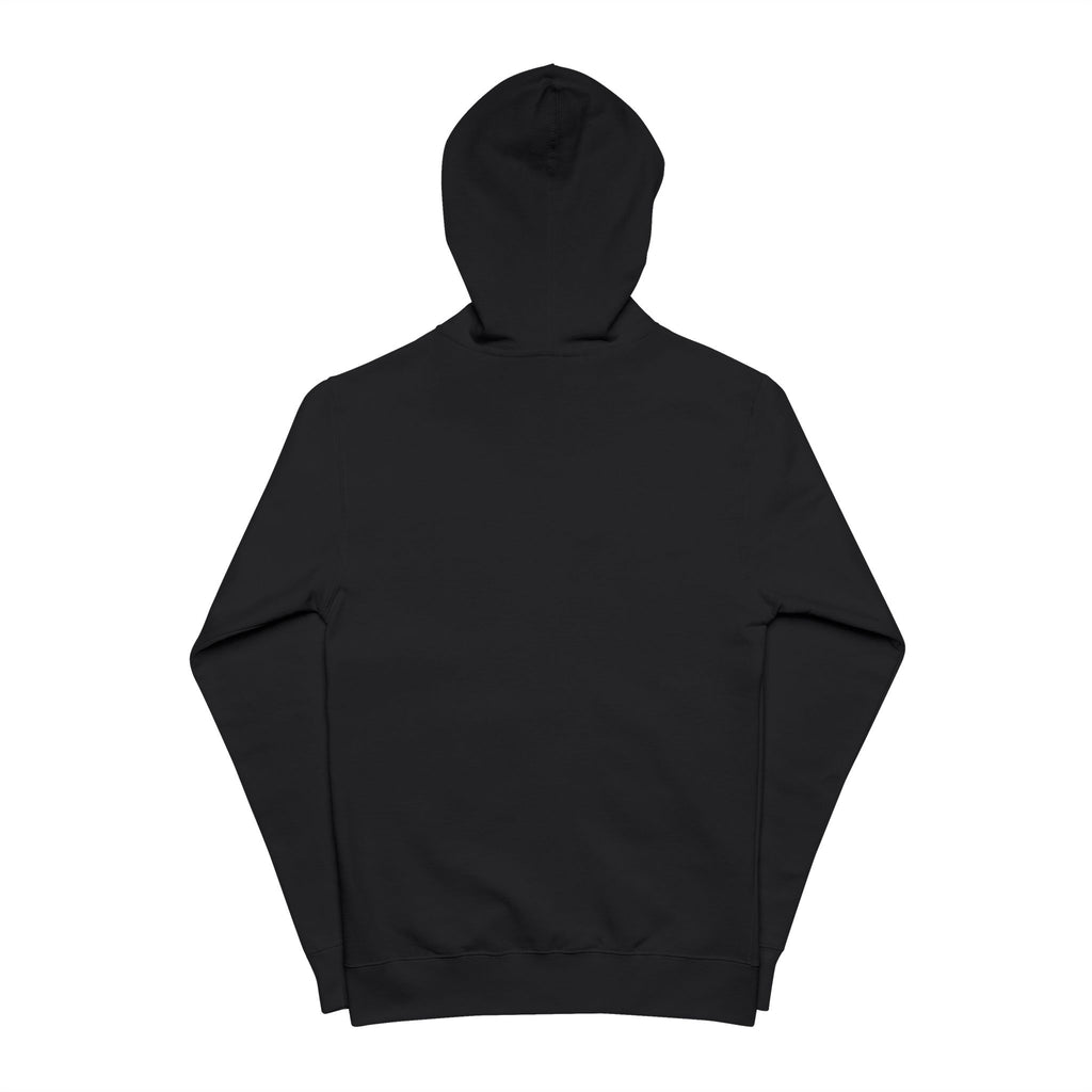 Gold Cross Zip-Up Hoodie — Christian Faith Fleece Jacket