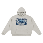 Unisex Vintage Wash Full Zip Boxy Hoodie