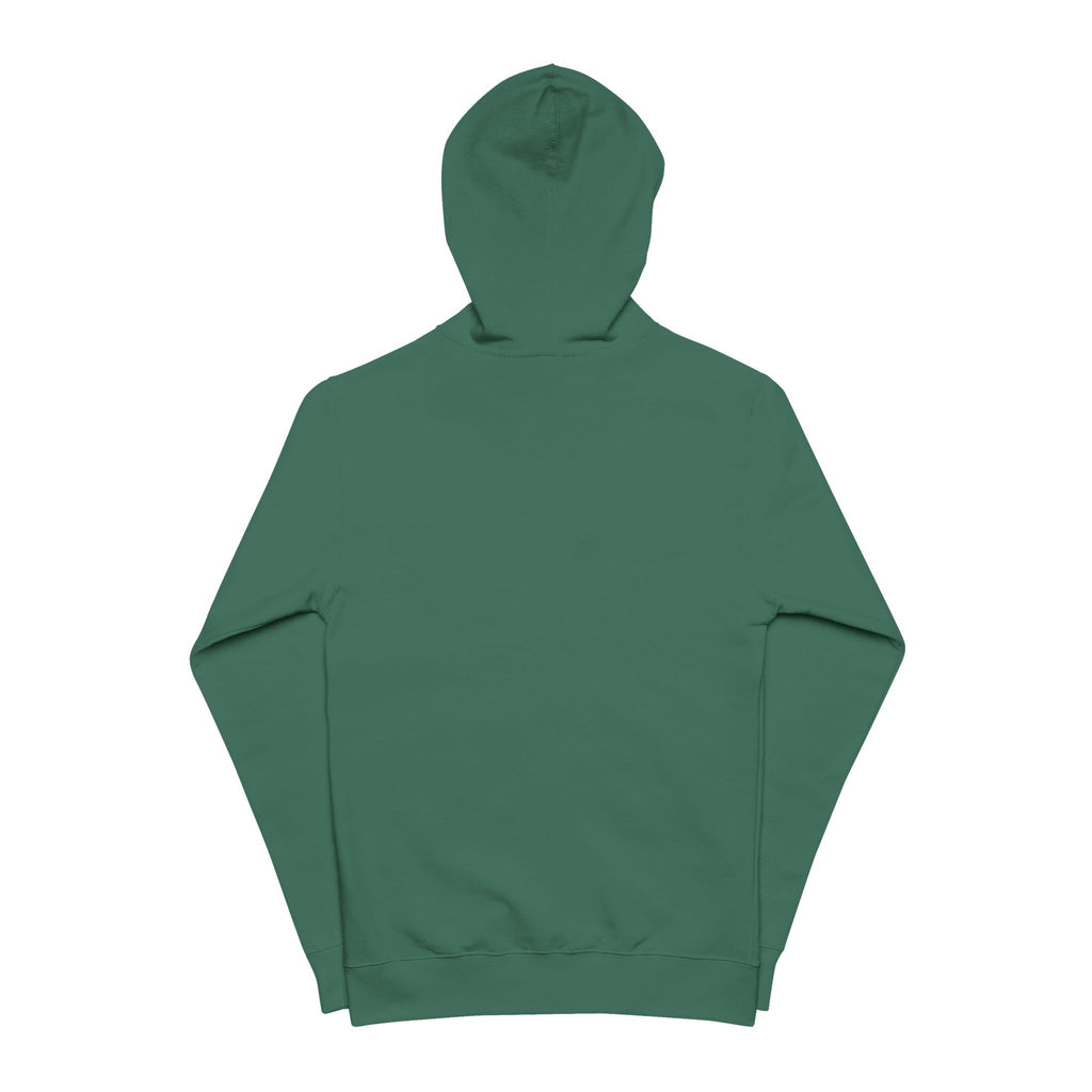 Gold Cross Zip-Up Hoodie — Christian Faith Fleece Jacket