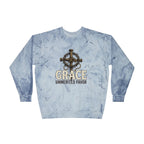 Grace "Unmerited Favor" Tie-Dye Crewneck Sweatshirt