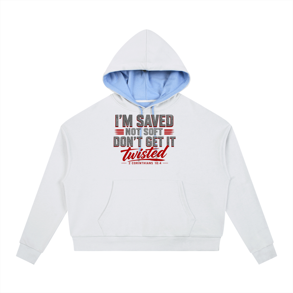 Contrast Drawstring Hoodie