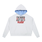 Contrast Drawstring Hoodie