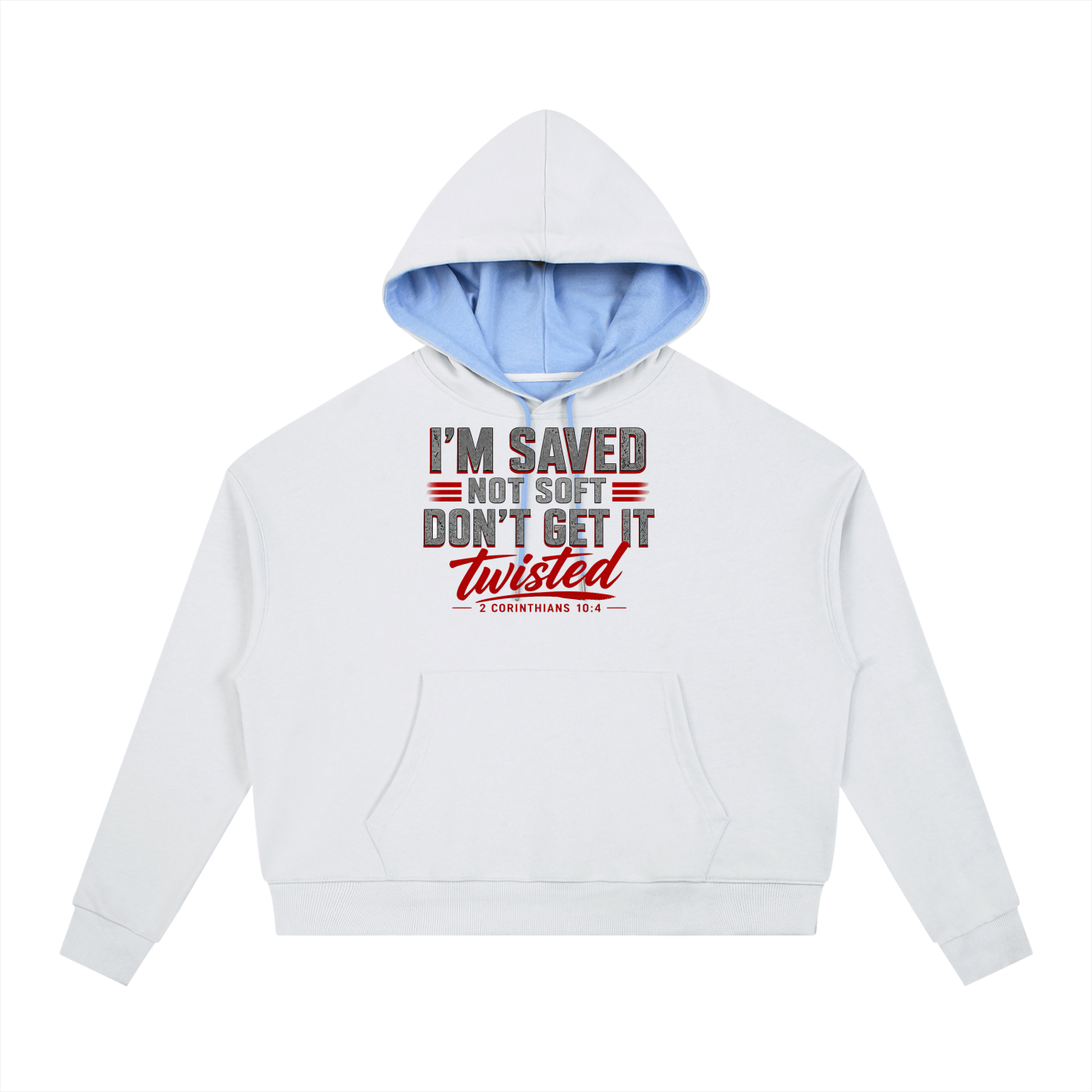 Contrast Drawstring Hoodie