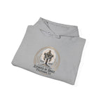 Christian Hoodie – “Elevated by Grace” Cross Sweatshirt (Colossians 3:2)