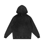 Snow Washed Loose Cotton Hoodie