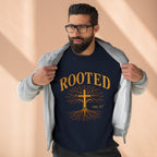Rooted Cross Sweatshirt — Christian Faith Crewneck