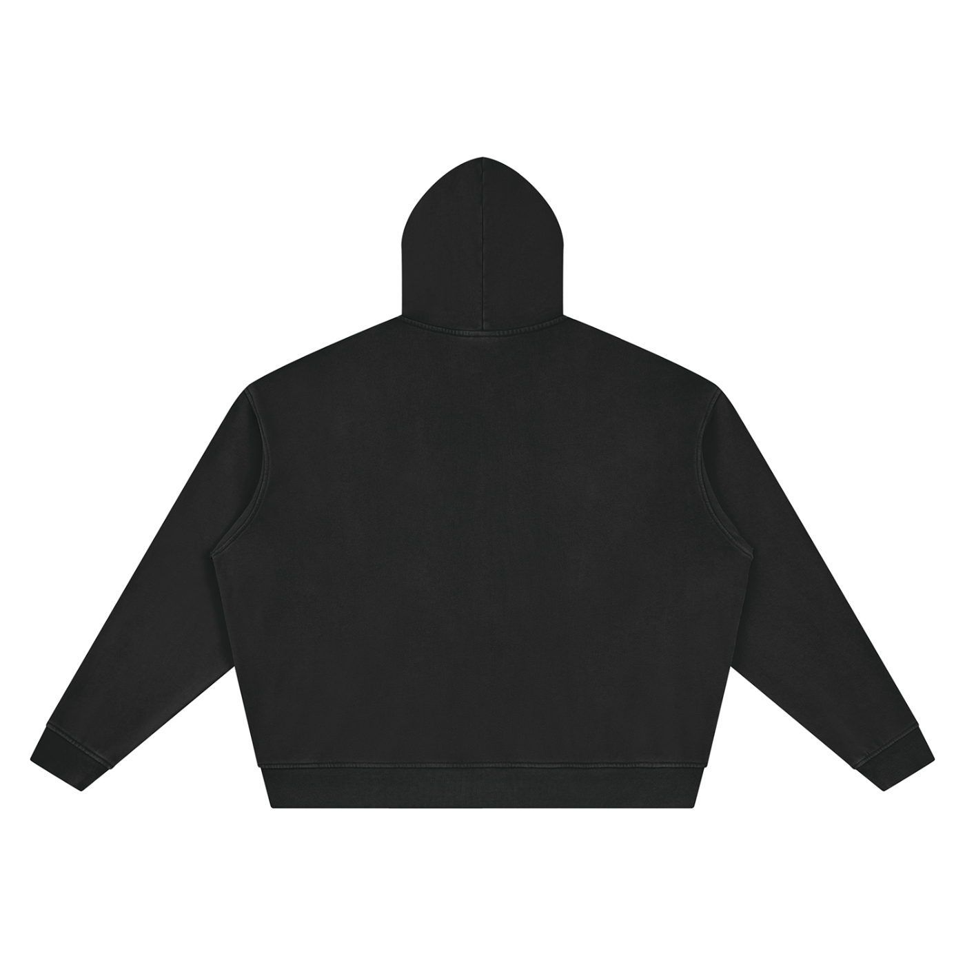 Unisex Vintage Wash Full Zip Boxy Hoodie