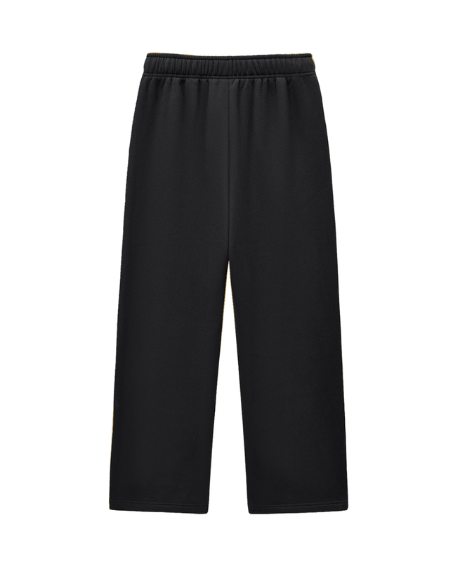Contrast-Stitched Fleece Sweatpants