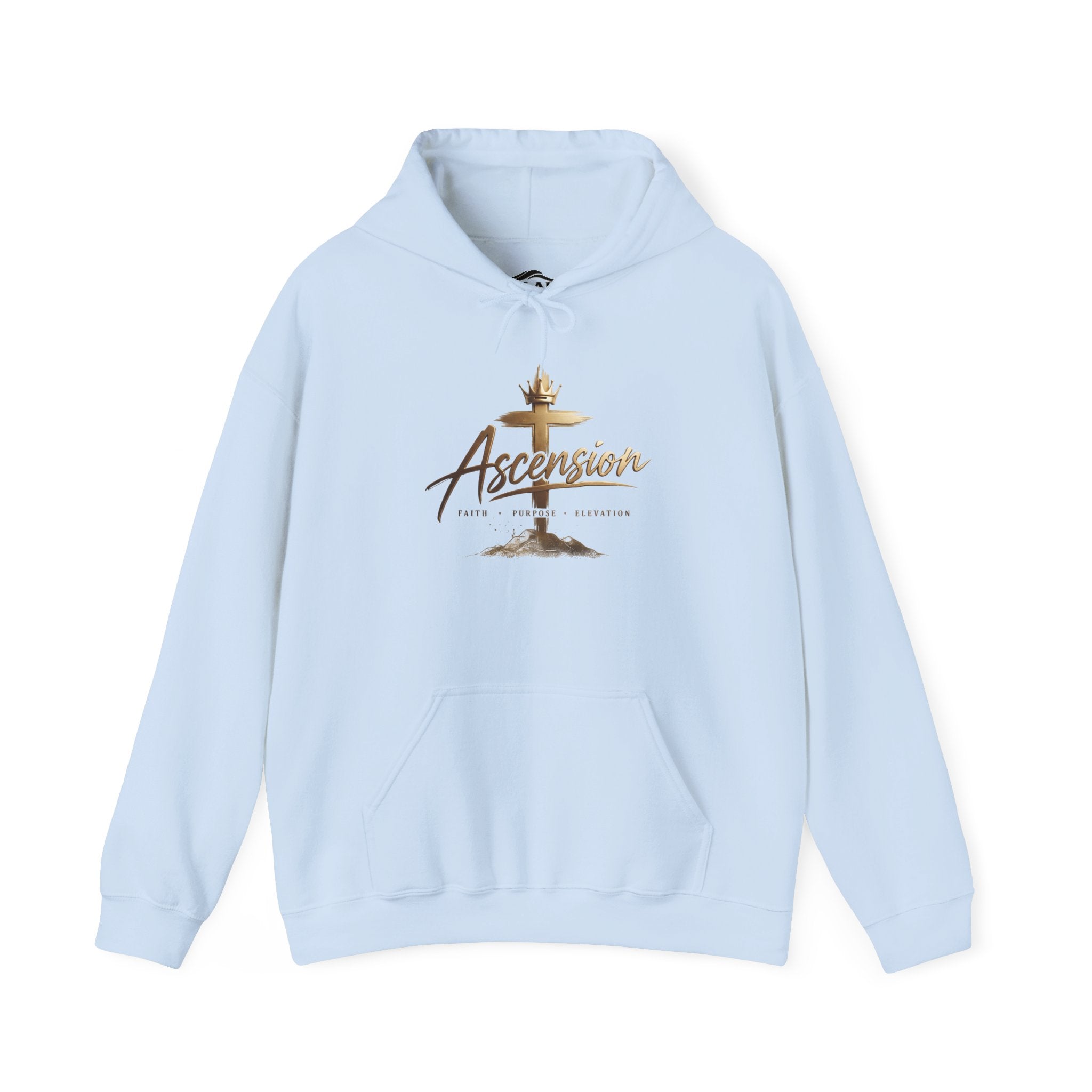 Ascension Christian Hoodie – Faith Cross Pullover for Church & Easter