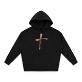 Rise Above Fear Christian Heavyweight Hoodie