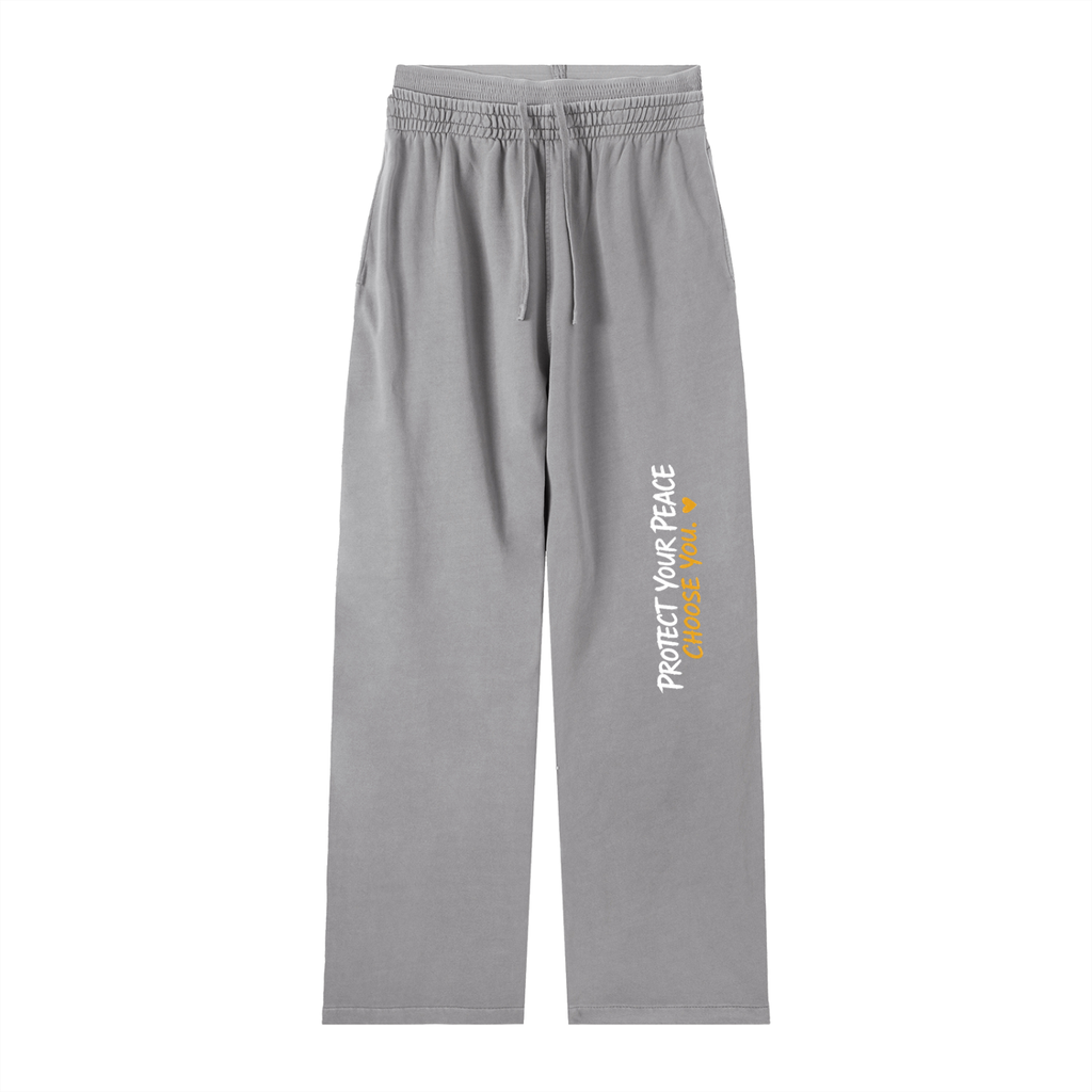 Protect Your Peace Vintage Washed Hoodie & Pants Set