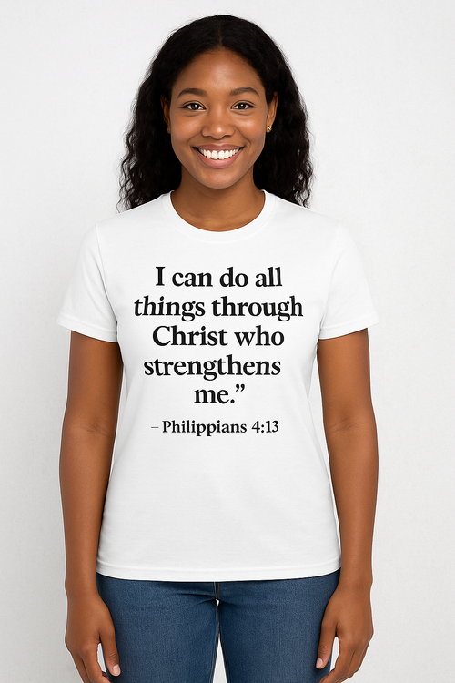 Philippians 4:13 Tee – “I Can Do All Things