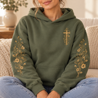 Floral Christian Hoodie