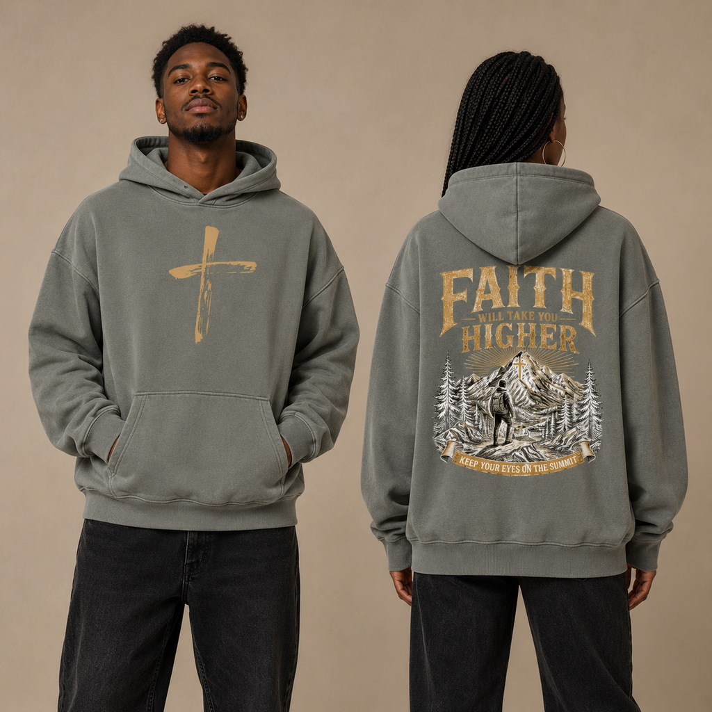 Faith Will Take You Higher Fleece Hoodie