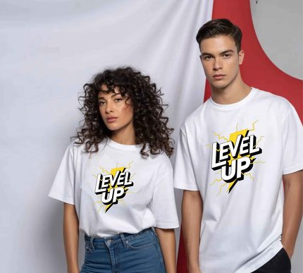 Gaming T-Shirt – LEVEL UP Graphic Tee