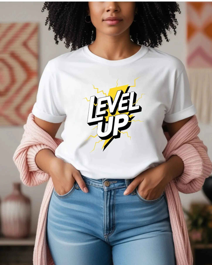 Gaming T-Shirt – LEVEL UP Graphic Tee