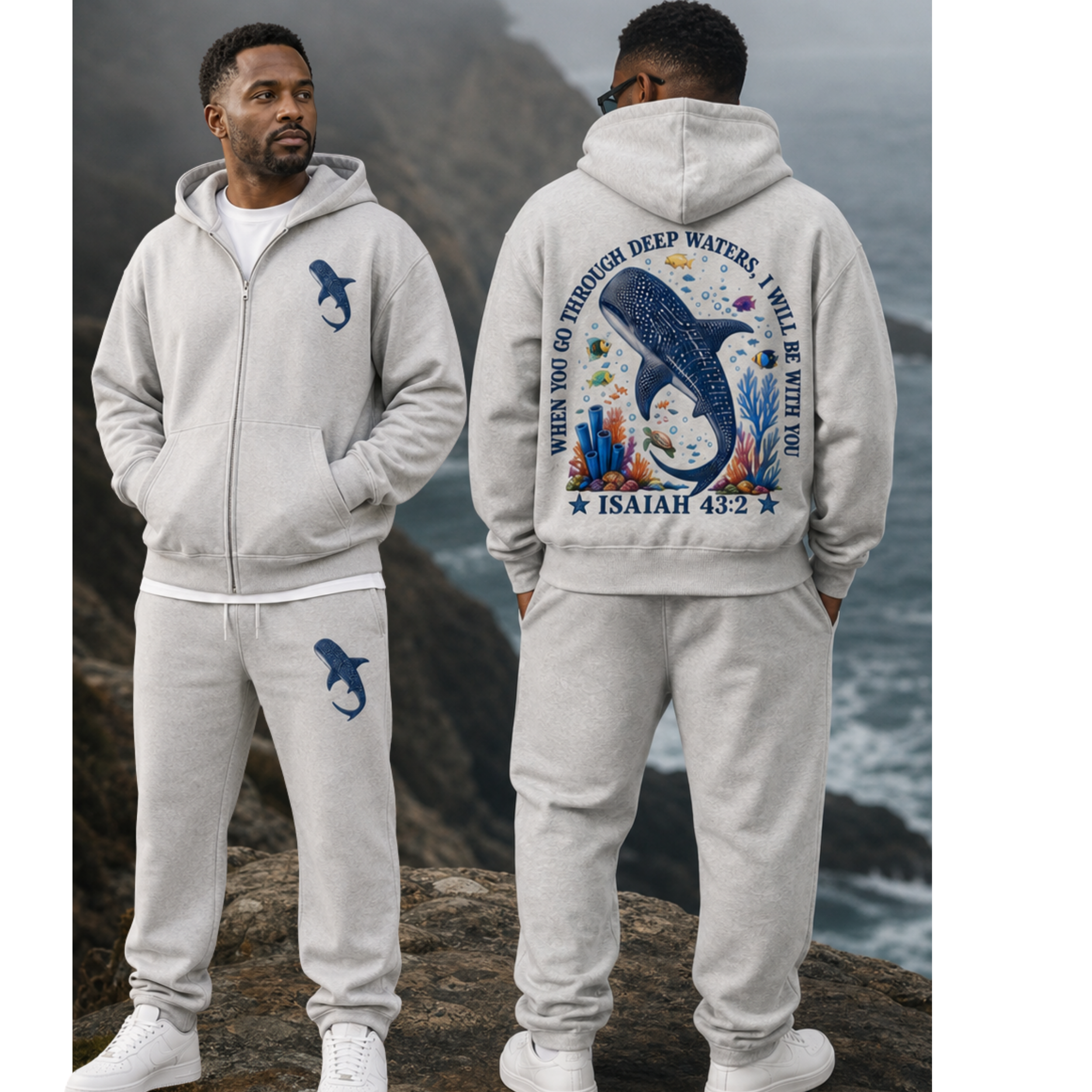 Unisex Vintage Wash Full Zip Boxy Hoodie