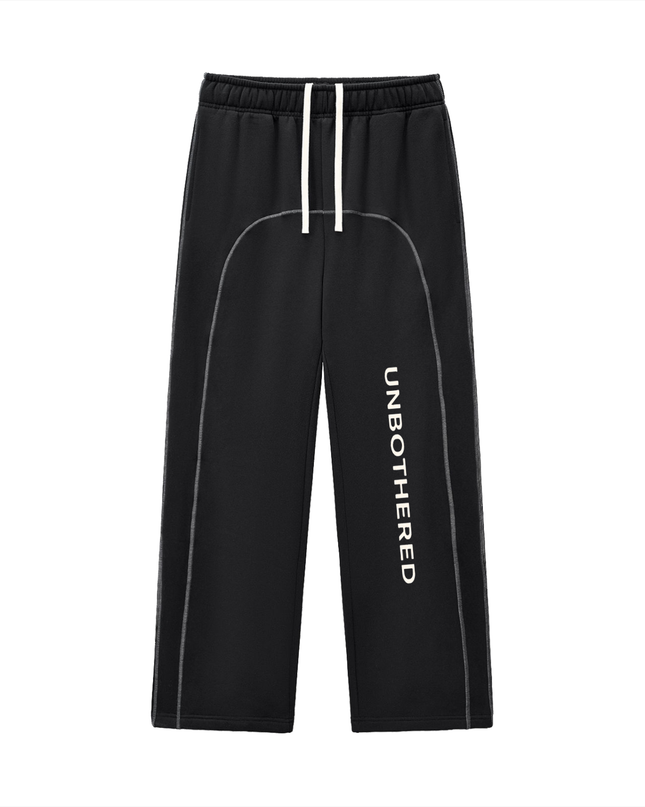 Contrast-Stitched Boxy Fleece Zip Hoodie